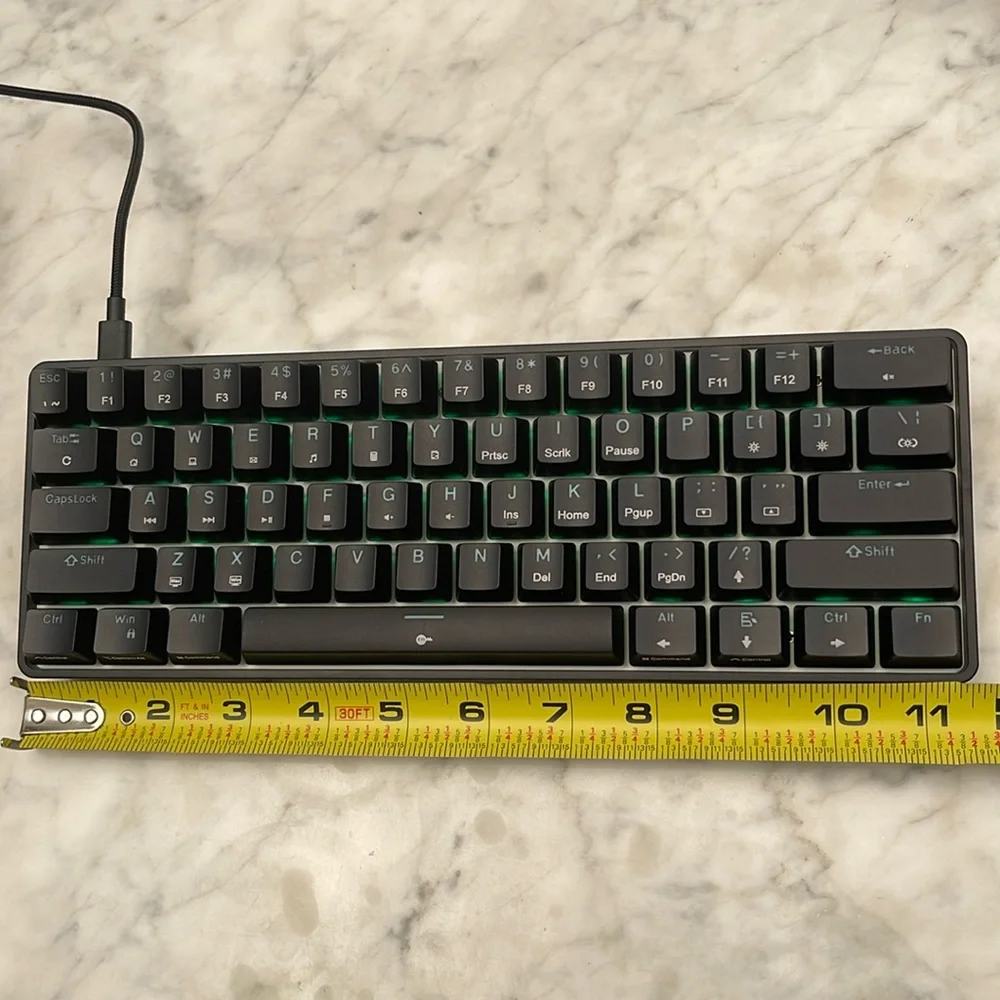 Dk61se 60% mechanical wired gaming keyboard and mini office keyboard
